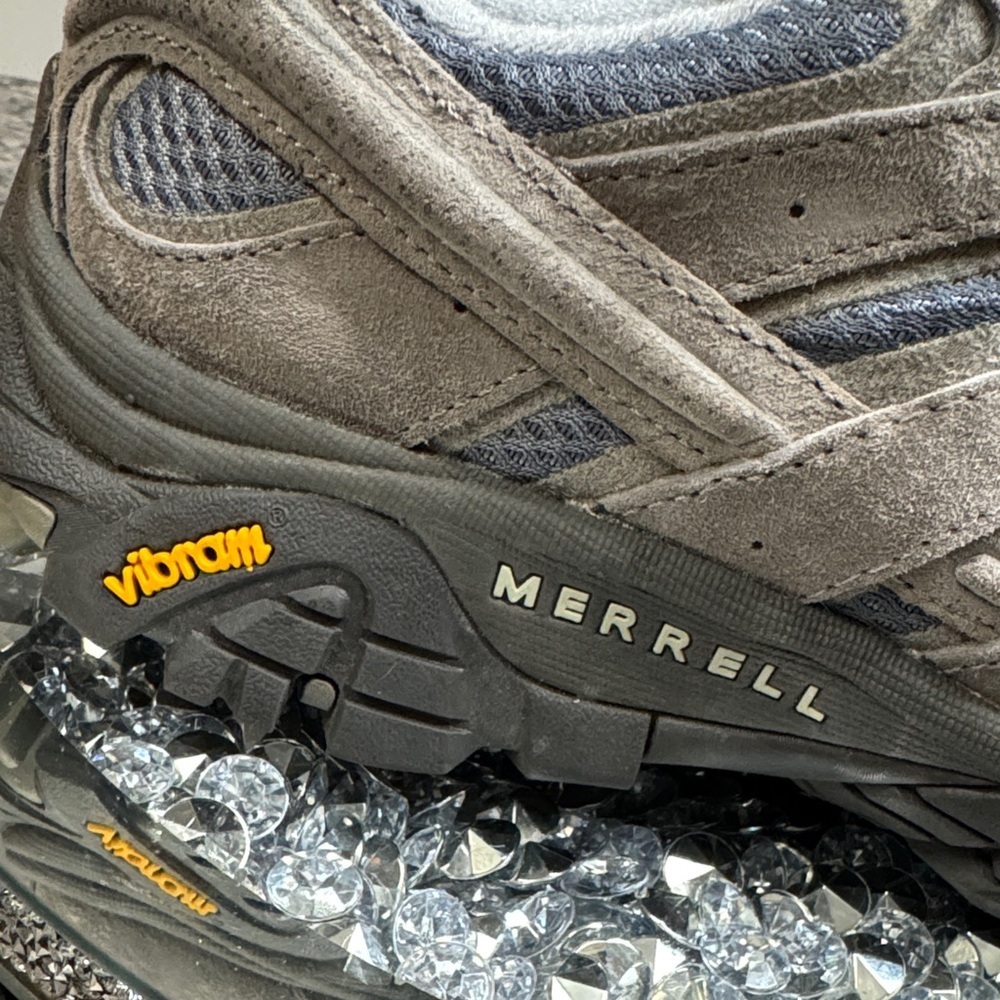 Merrell Vibram Gray and Blue Athletic Shoes NWOT 10 - Picture 3 of 17
